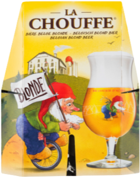 La Chouffe set met 4 flesjes van 33cl